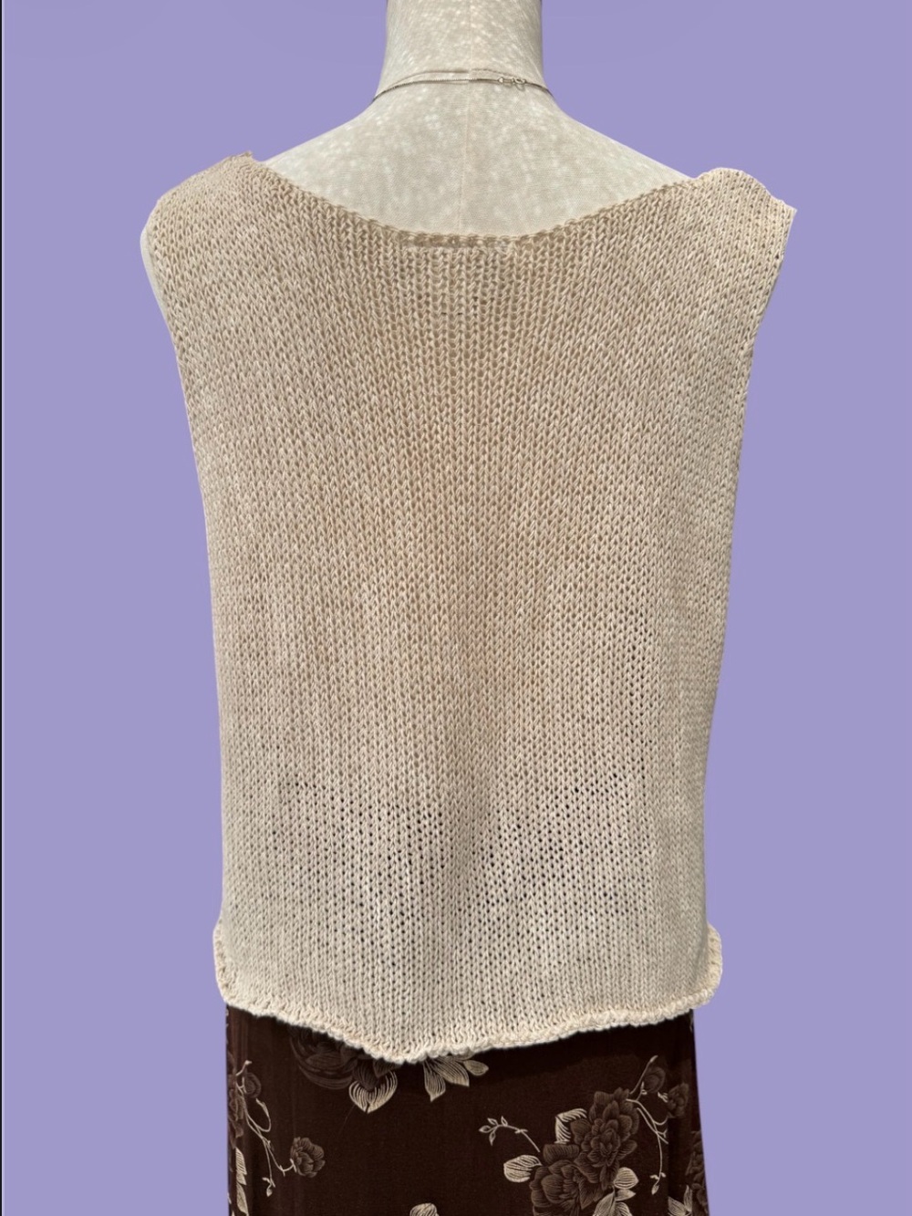 Crochet Knit Vest